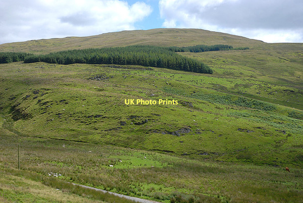 Photo 6"x4" Y Garn from the Nant-y-moch dam Nant-y-moch Reservoir c2011