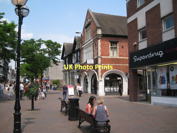 Photo 6"x4" Greengate Street at its junction with Tipping Street  Stafford c2011
