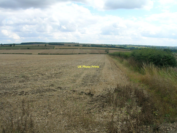 Photo 6"x4" Farmland off Grasby Wold Lane Clixby c2011