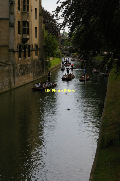 Photo 6"x4" Cambridge: River Cam, looking upstream from King's College Cambridge\/TL4658 c2011 P1