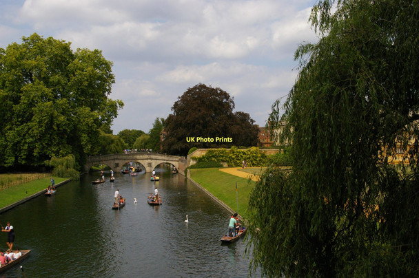 Photo 6"x4" Cambridge: River Cam, looking downstream from King's College Cambridge\/TL4658 c2011