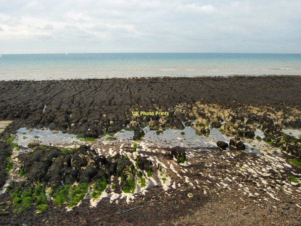 Photo 6"x4" Rock Pools - Rottingdean beach Rottingdean c2011
