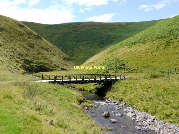 Photo 6"x4" Bridge over the Usway Burn Shillmoor c2011
