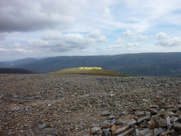 Photo 6"x4" Looking East from Gael-Charn Geal-charn\/NN5978 c2011
