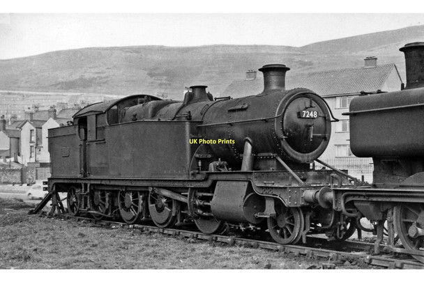 Photo 6"x4" GW 2-8-2T at Swansea East Dock Locomotive Depot Swansea\/Abertawe c1962