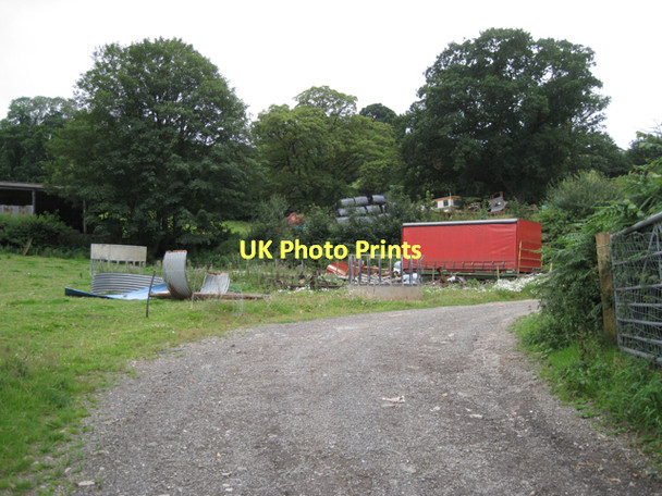 Photo 6"x4" Approach to Lower Washbourne  Tuckenhay c2011