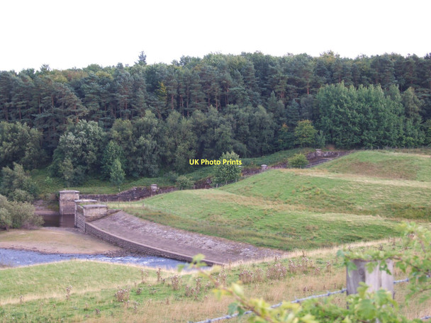 Photo 6"x4" Swinsty moor from Fewston Reservoir Dam road Fewston c2010