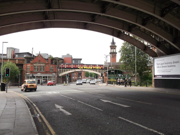 Photo 6"x4" Under the bridge Manchester c2011