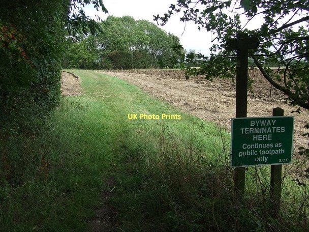 Photo 6"x4" Terminates Here Cranmer Green c2011