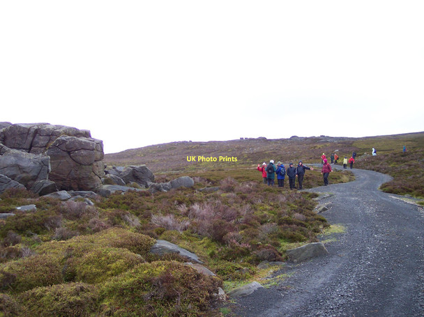 Photo 6"x4" Path and track meet on Clougha Hare Appletree c2011