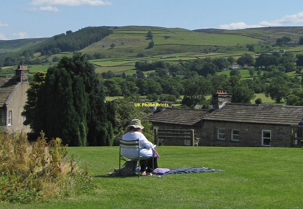 Photo 6"x4" Summertime view, Reeth Reeth\/SE0399 c2011