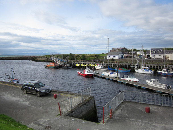 Photo 6"x4" Girvan Harbour Girvan c2011