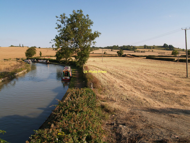 Photo 6"x4" Oxford Canal and adjacent Farmland near Nethercote Nethercote\/SP5164 c2011