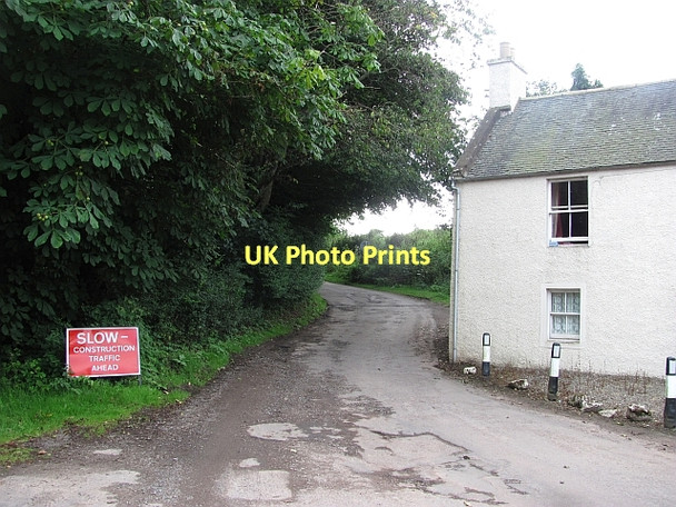 Photo 6"x4" Road into Auchenblae Auchenblae c2011