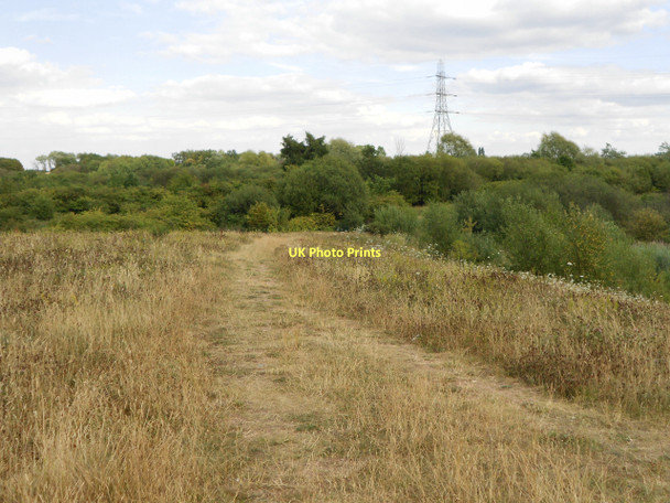Photo 6"x4" Path and Field Brownhills\/SK0405 c2011