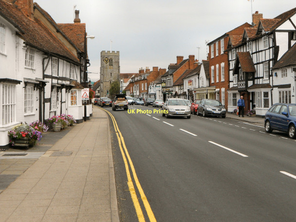 Photo 6"x4" Henley-in-Arden High Street Henley-in-Arden c2011