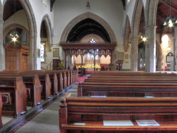 Photo 6"x4" Church of St Nicholas (interior) Kenilworth c2011