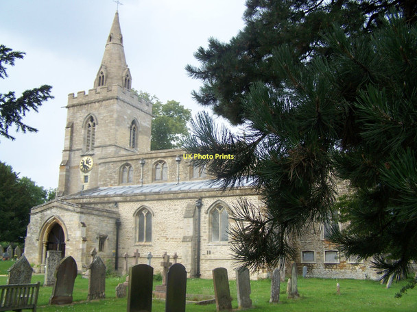 Photo 6"x4" St Mary's Church, Weekley Kettering c2011