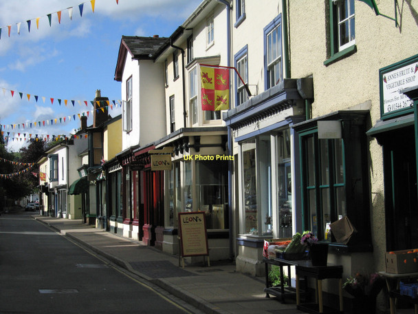 Photo 6"x4" Shop fronts on High Street Presteigne\/Llanandras c2011