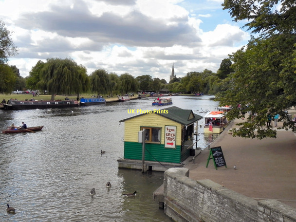Photo 6"x4" River Avon Stratford-upon-Avon c2011