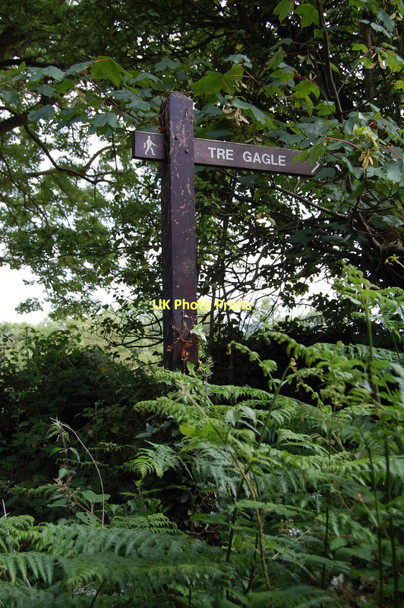 Photo 6"x4" This way to Tre Gagle Penallt c2011