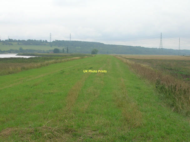 Photo 6"x4" River Trent floodbank Adlingfleet c2011