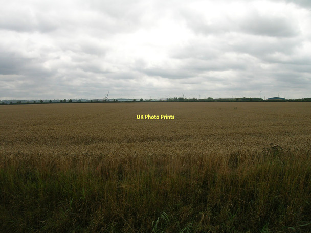 Photo 6"x4" Farmland off Middle Road Amcotts c2011