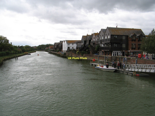 Photo 6"x4" River Arun and quayside Arundel c2011
