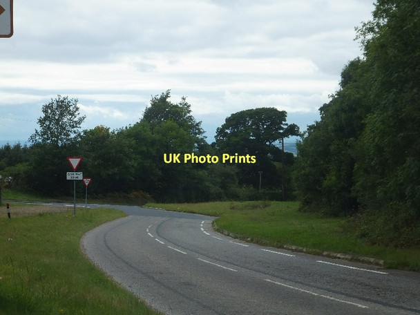 Photo 6"x4" Road junction near Lodge Copse Aller Grove c2011