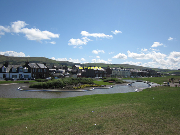 Photo 6"x4" Boating Pond Girvan c2011