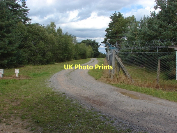 Photo 6"x4" Pirbright Ranges, around the bend. Camberley c2011