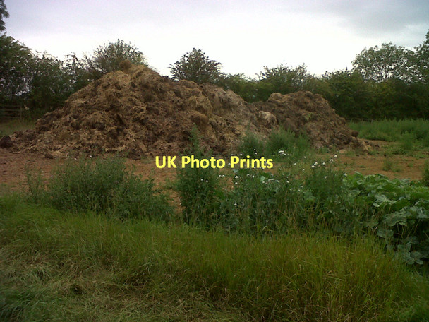 Photo 6"x4" Manure heap Egleton c2011