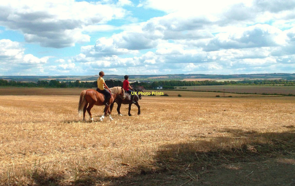 Photo 6"x4" View from Sinodun Hill Wallingford c2011