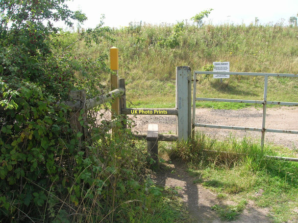Photo 6"x4" Footpath off Styrrup Road Harworth c2011