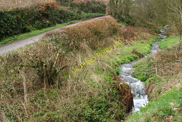 Photo 6"x4" Chipstable: stream to Waterrow Chipstable c2006