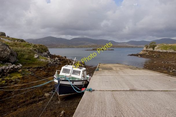 Photo 6"x4" Slipway at Miabhaig looking north across Loch Ceann Dibig Miabhaig\/NG1596 c2009