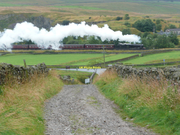 Photo 6"x4" Steam train at Helwith Bridge Helwith Bridge c2011