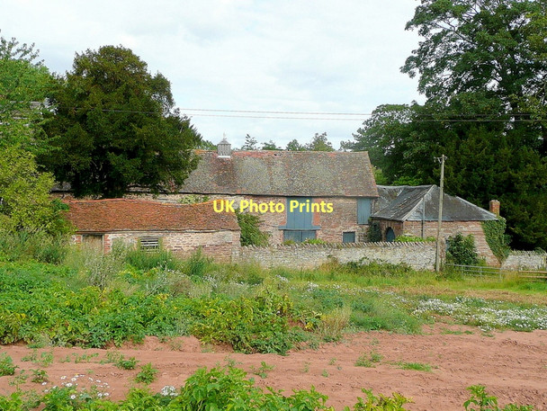 Photo 6"x4" Outbuildings at Burton Court Aston Crews c2011
