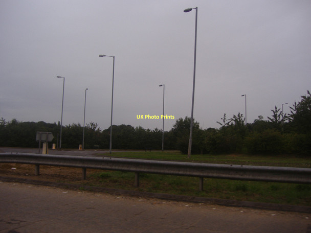 Photo 6"x4" Overlooking the roundabout on the A6,Streatley Streatley\/TL0728 c2011