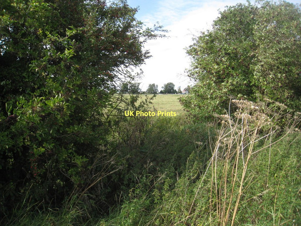 Photo 6"x4" View across Slough Dyke towards Cromwell Lock Holme\/SK8059 c2011