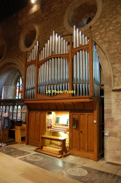 Photo 6"x4" Ledbury Church Organ Ledbury c2011