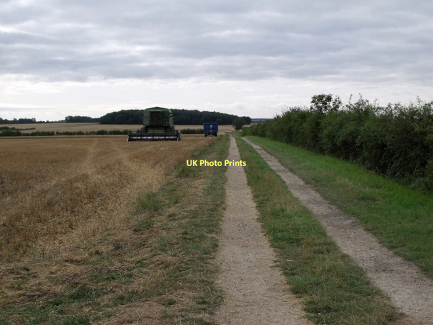 Photo 6"x4" Harvesting near Digby Gorse Digby c2011