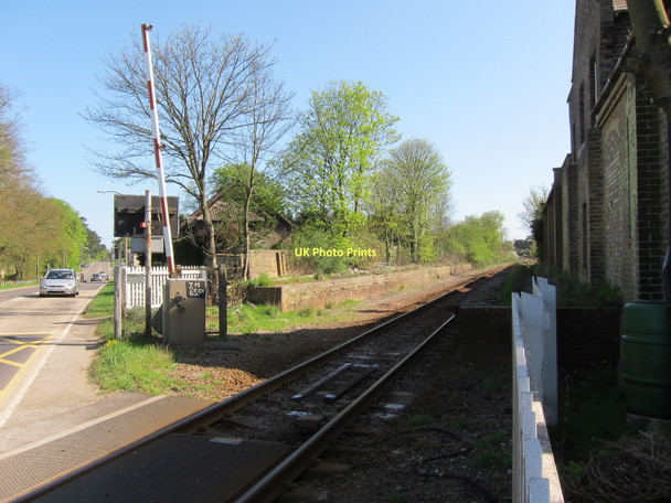 Photo 6"x4" Closed railway station, Six Mile Bottom Great Wilbraham c2011