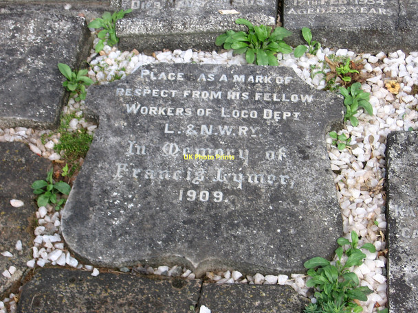 Photo 6"x4" Stafford - memorial stone in Castle Church graveyard Stafford c2011