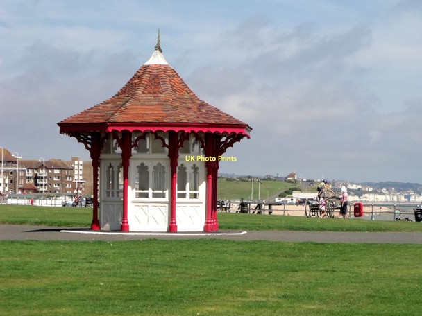 Photo 6"x4" Shelter, Bexhill Esplanade Bexhill c2011