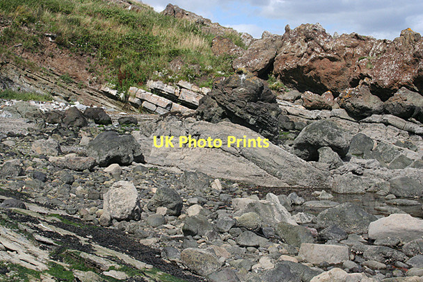 Photo 6"x4" Mixed Rocks Kinghorn\/NT2686 c2011