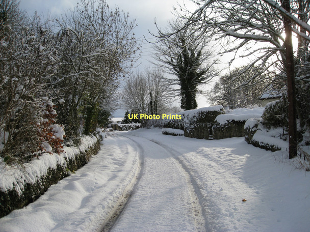 Photo 6"x4" Early snow in Horndean village Horndean\/NT8949 c2010