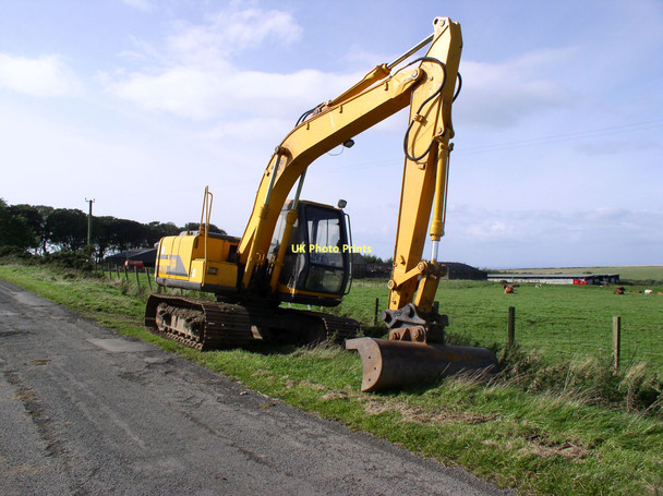 Photo 6"x4" JCB Digger Carlock Hill c2006