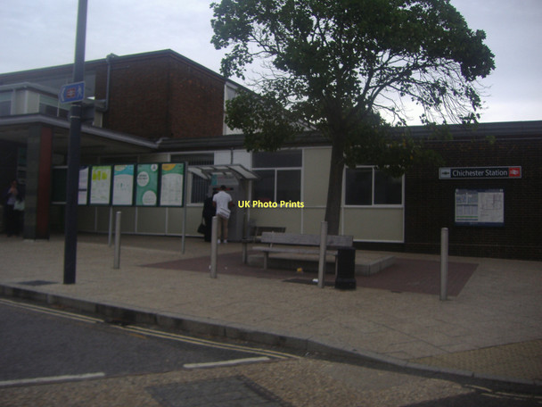 Photo 6"x4" South entrance to Chichester station Chichester c2011