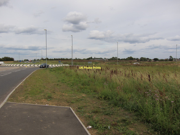 Photo 6"x4" New roundabout, Longstanton Longstanton c2011